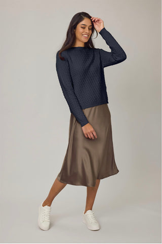 Braid Knitted Sweater in Multiple Colors