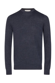 Jupiter Merino Wool/Acrylic Blend Crew-Neck Sweater in 8 Colours