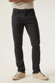 Cool Tapered-Legged Jeans in Slate Diagonal