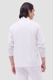 Heather Soft Touch Quarter-Zip Pullover in 2 Colours