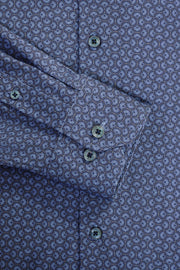 James Long Sleeve OoohCotton Shirt in NIght Blue