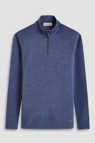 Heather Soft Touch Quarter-Zip Pullover in 2 Colours