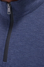 Heather Soft Touch Quarter-Zip Pullover in 2 Colours