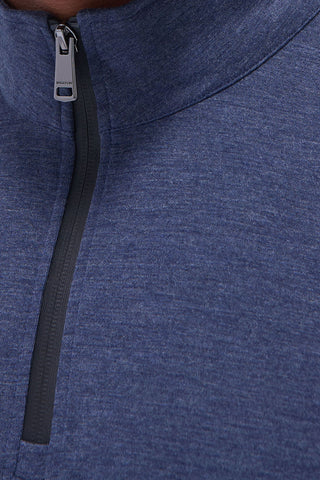 Heather Soft Touch Quarter-Zip Pullover in 2 Colours