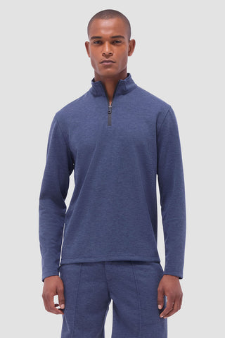 Heather Soft Touch Quarter-Zip Pullover in 2 Colours