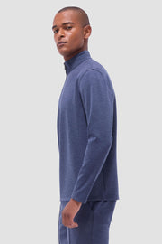 Heather Soft Touch Quarter-Zip Pullover in 2 Colours