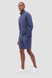 Heather Soft Touch Quarter-Zip Pullover in 2 Colours