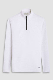 Heather Soft Touch Quarter-Zip Pullover in 2 Colours