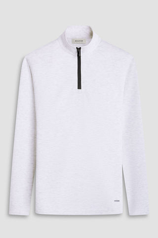 Heather Soft Touch Quarter-Zip Pullover in 2 Colours