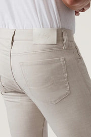Courage Straight Leg Pants in Cream Cross Twill