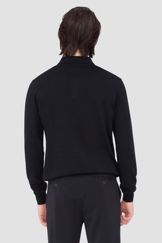 Three-Button Merino Polo Sweater in 2 Colours