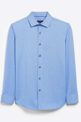 Bugatchi Long-Sleeved Casual Knit Shirt