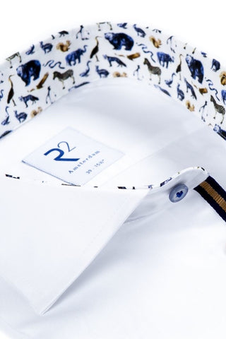 Long-Sleeved Sport Shirt White