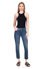 Mara  Mid-Rise, Straight-Legged Instasculpt Ankle Jean in Chancery