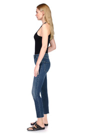Mara  Mid-Rise, Straight-Legged Instasculpt Ankle Jean in Chancery