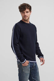 Tore Crewneck Sweater Navy or White
