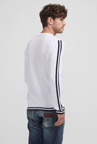 Tore Crewneck Sweater Navy or White