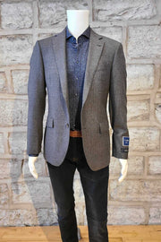 Micro-Check Sport Coat Grey
