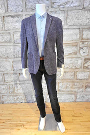 Lightweight-Tweed Summer Sport Coat Navy