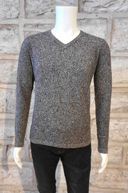 Long-Sleeved, V-Neck Cashmere Sweater Two Colours