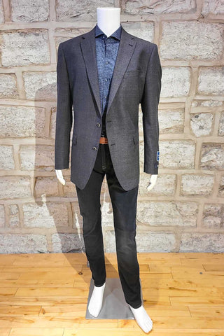 End-on-End Weave Sport Coat Charcoal