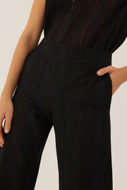 Evelin St. Gallen Embroidered Trouser