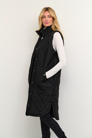 Kaffe KAmeria Long Quilted Coat