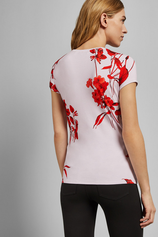 Dillia Fitted T-Shirt Pink or Turquoise