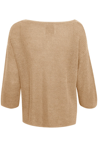 Cetrona Linen-Knit Sweater Four Colours
