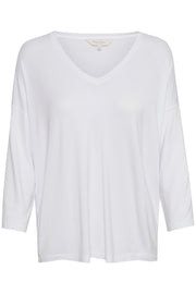 Hayde Three-Quarter-Sleeved T-Shirt Black or White