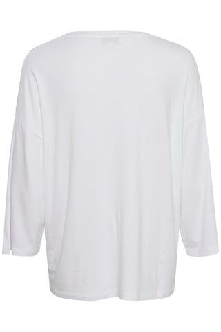 Hayde Three-Quarter-Sleeved T-Shirt Black or White