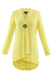 One-Button Cardigan Sweater Three Colours