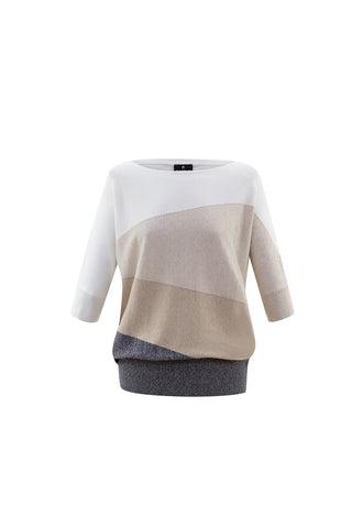 Elegant Color block Spring Sweater in 2 Colors