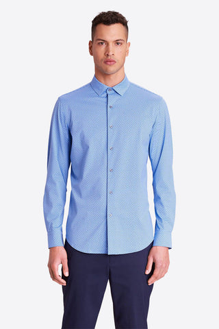 Bugatchi Long-Sleeved Casual Knit Shirt