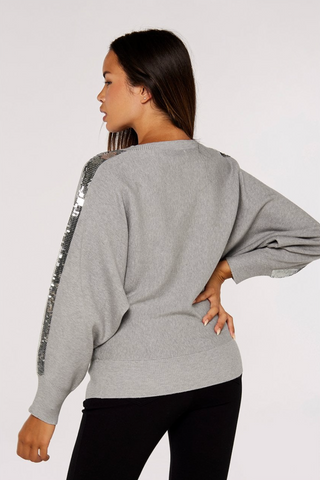 Apricot Sequin Top