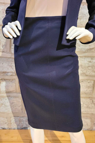 Knee-Length Skirt Navy