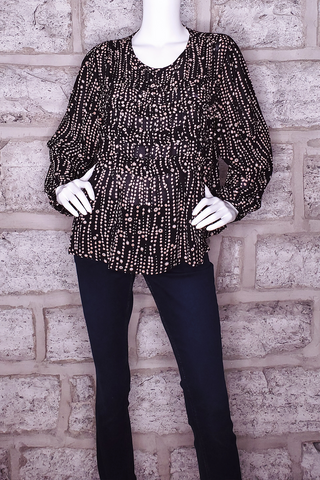 Long-Sleeved Round Neck Badotna Top