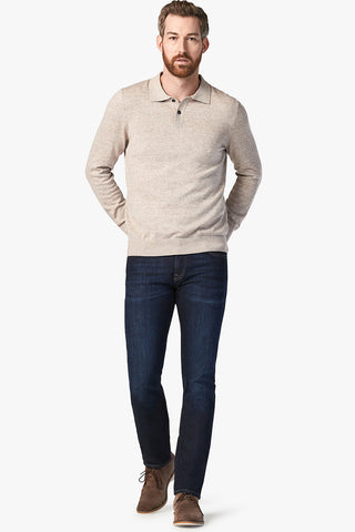 Courage Straight-Legged Jean in Rinse Brushed Soft Denim