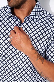 Desoto Short Sleeve Shirt with Kent Collar-51132-3