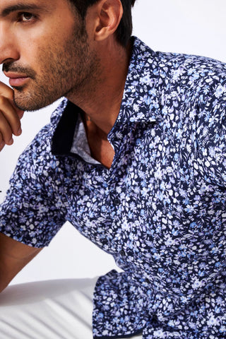 Desoto Short Sleeve Shirt in Floral Print
