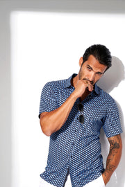 Desoto Short Sleeve Shirt with Kent Collar-52132-3