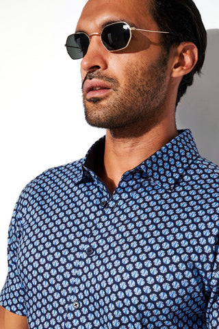 Desoto Short Sleeve Shirt with Kent Collar-52132-3