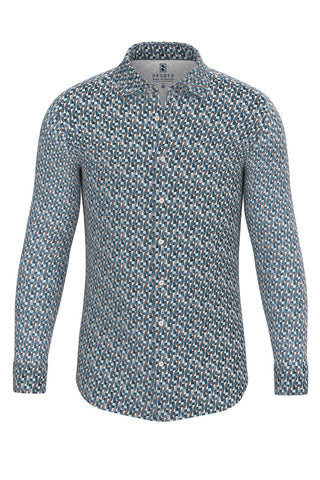 Long Sleeve Jersey Sports Shirt in 2 Patterns