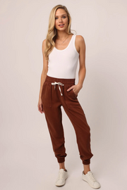 Jacey Jogger in Sepia