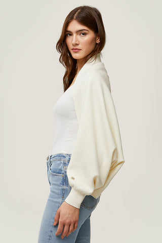 Soia & Kyo Fei Knitted Cardigan with Rib Cuffs in 6 Colors