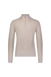 Ace 1/4 Zip Sweater in Taupe
