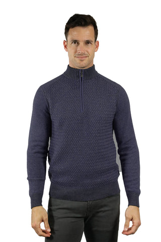 Ace 1/4 Zip Sweater in Ink