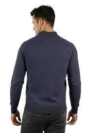 Ace 1/4 Zip Sweater in Ink