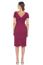 JS Collection Melanie Cap Sleeve Midi Dress