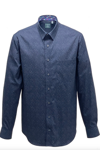 Leo Chevalier Sport Shirt in Abstract Print